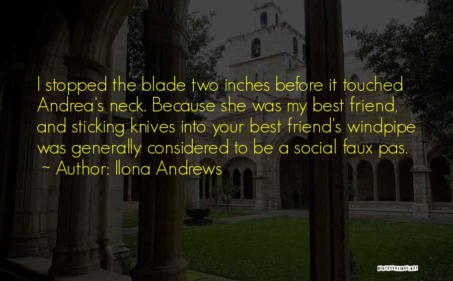 Best Touched Quotes By Ilona Andrews