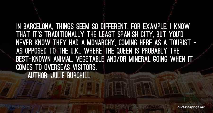 Best Tourist Quotes By Julie Burchill