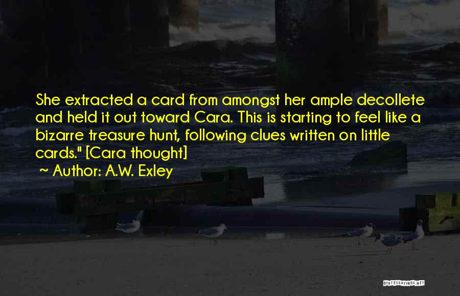 Best Treasure Hunt Quotes By A.W. Exley