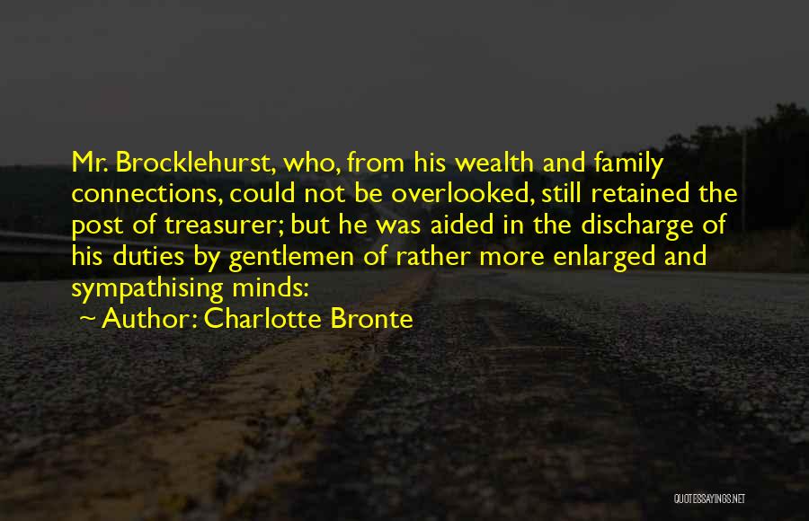 Best Treasurer Quotes By Charlotte Bronte