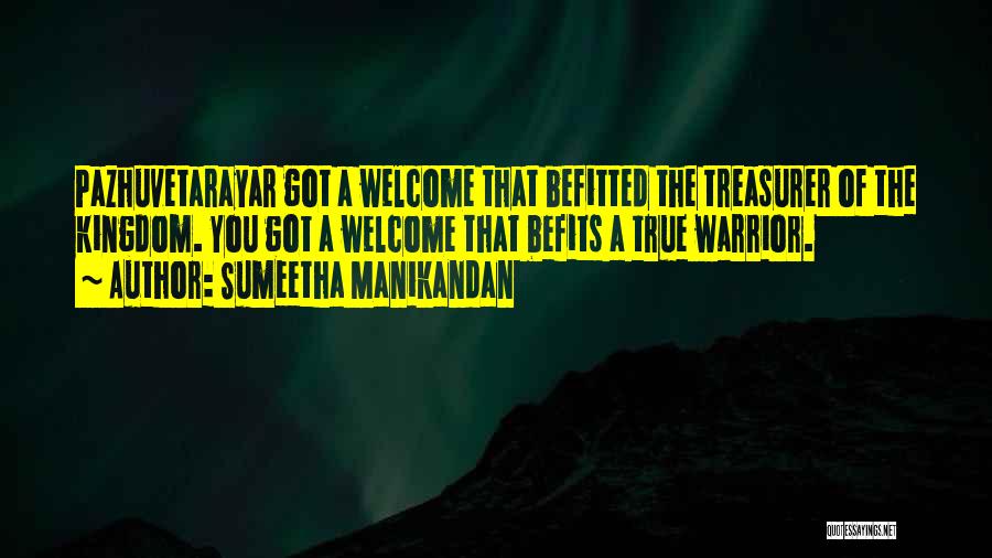 Best Treasurer Quotes By Sumeetha Manikandan