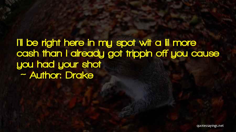 Best Trippin Quotes By Drake