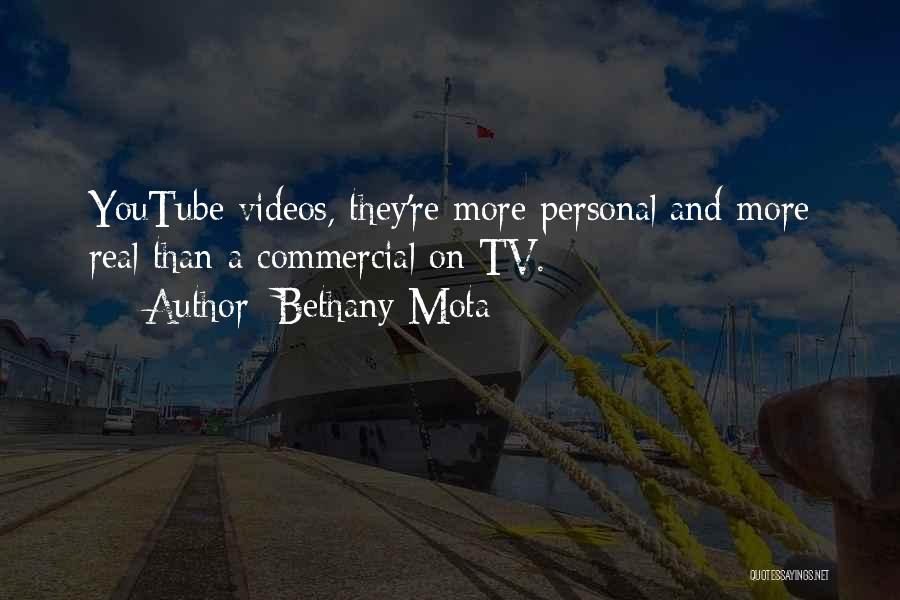 Best Tv Commercial Quotes By Bethany Mota