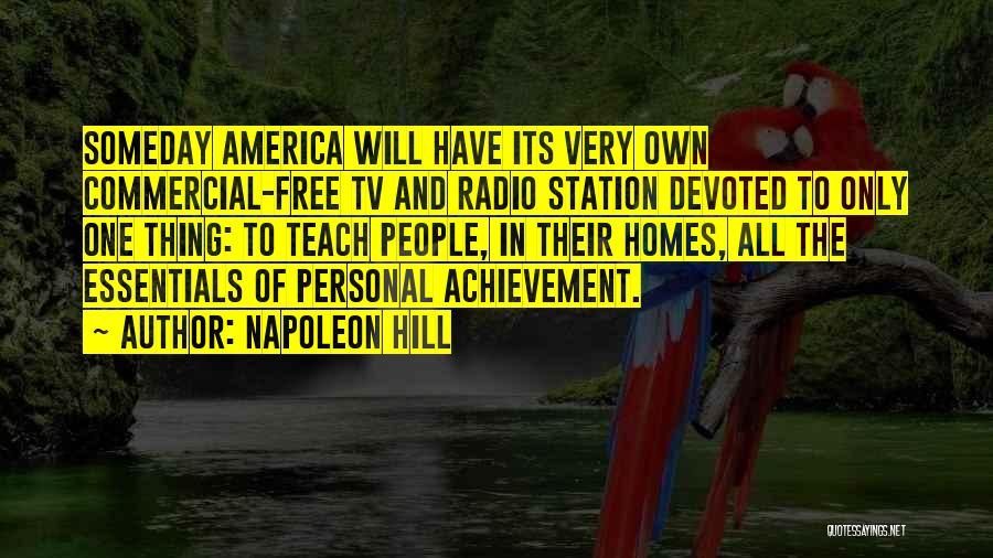 Best Tv Commercial Quotes By Napoleon Hill