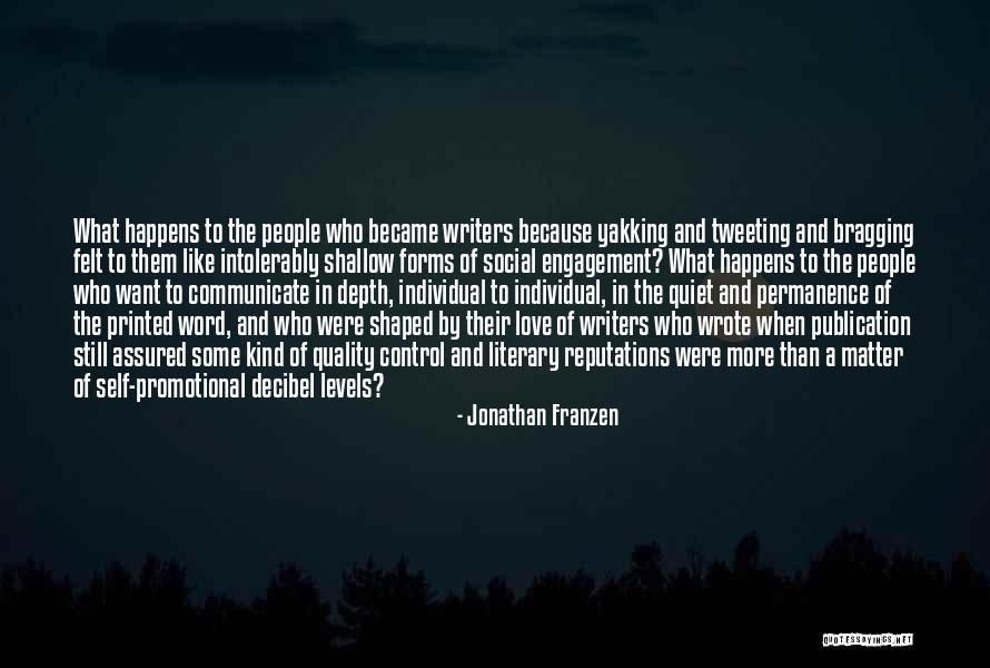 Best Tweeting Quotes By Jonathan Franzen