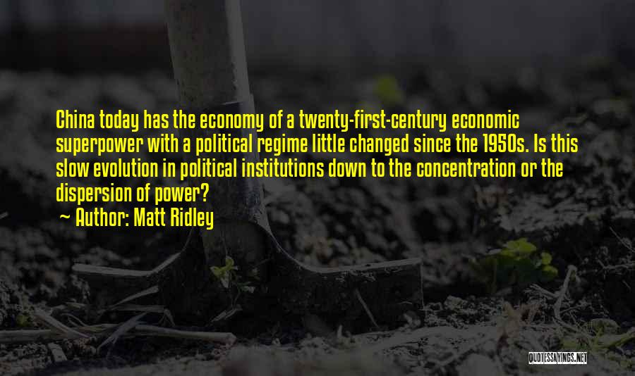 Best Twenty Something Quotes By Matt Ridley