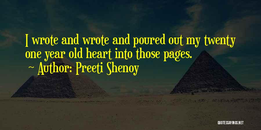 Best Twenty Something Quotes By Preeti Shenoy