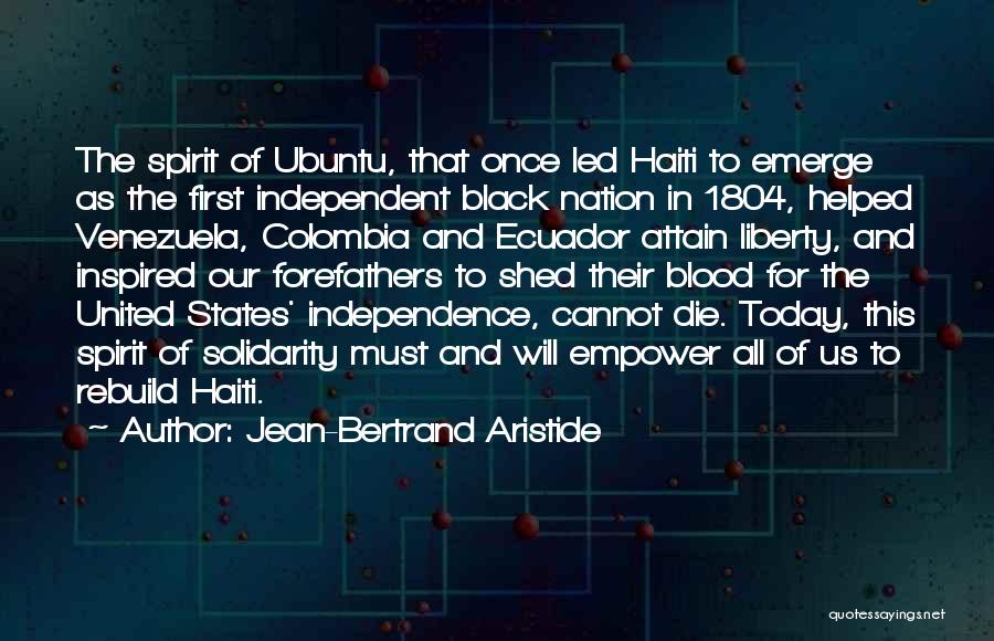 Best Ubuntu Quotes By Jean-Bertrand Aristide