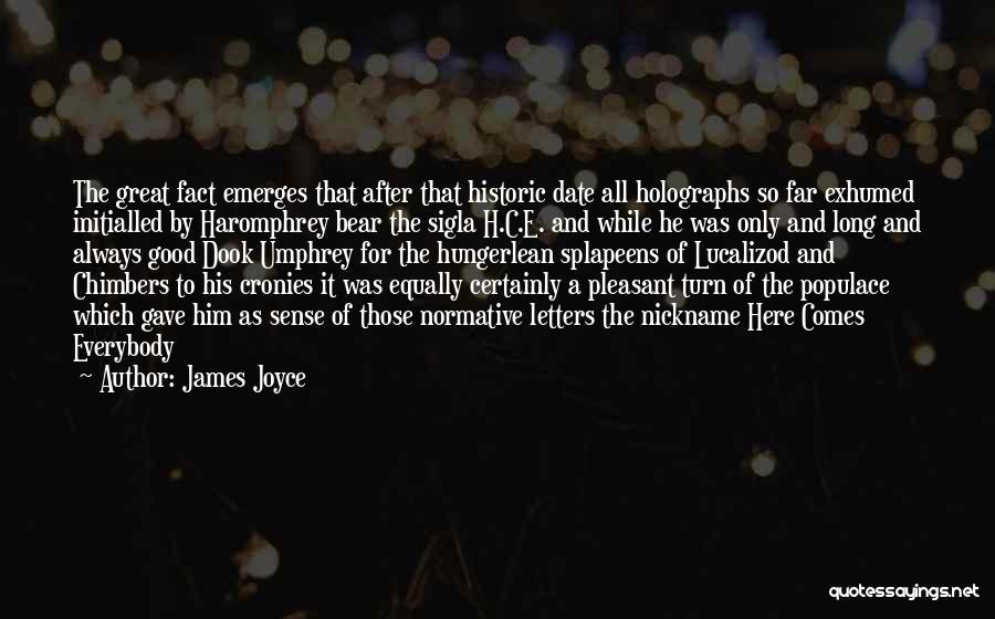 Best Umphrey's Quotes By James Joyce