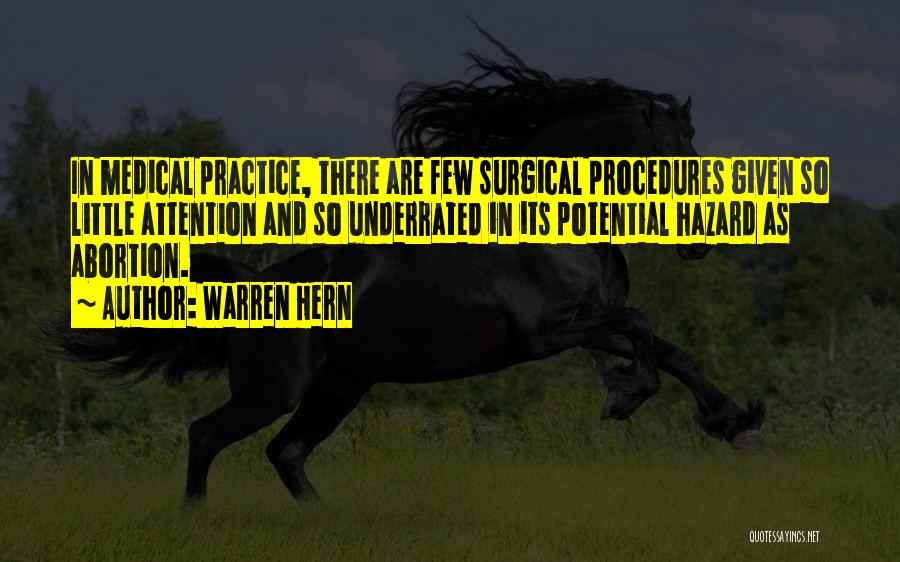 Best Underrated Quotes By Warren Hern