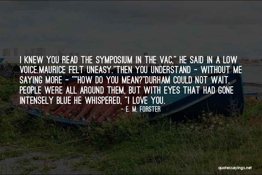 Best Uneasy Quotes By E. M. Forster