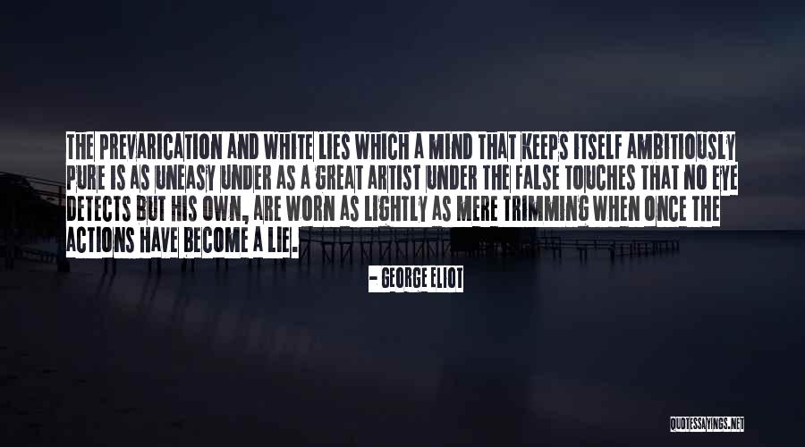 Best Uneasy Quotes By George Eliot