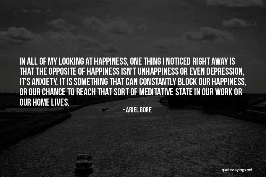 Best Unhappiness Quotes By Ariel Gore