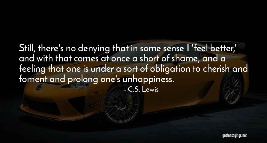 Best Unhappiness Quotes By C.S. Lewis