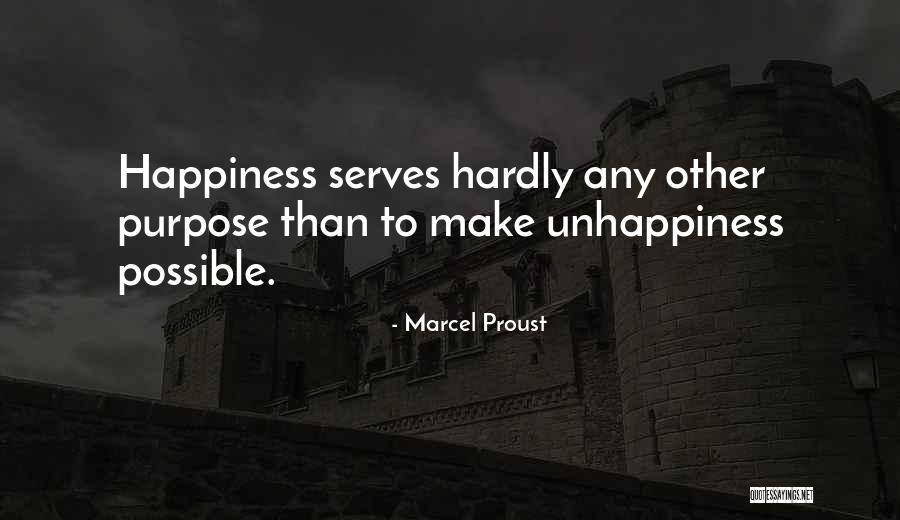 Best Unhappiness Quotes By Marcel Proust