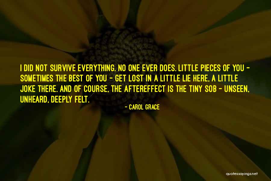 Best Unheard Quotes By Carol Grace