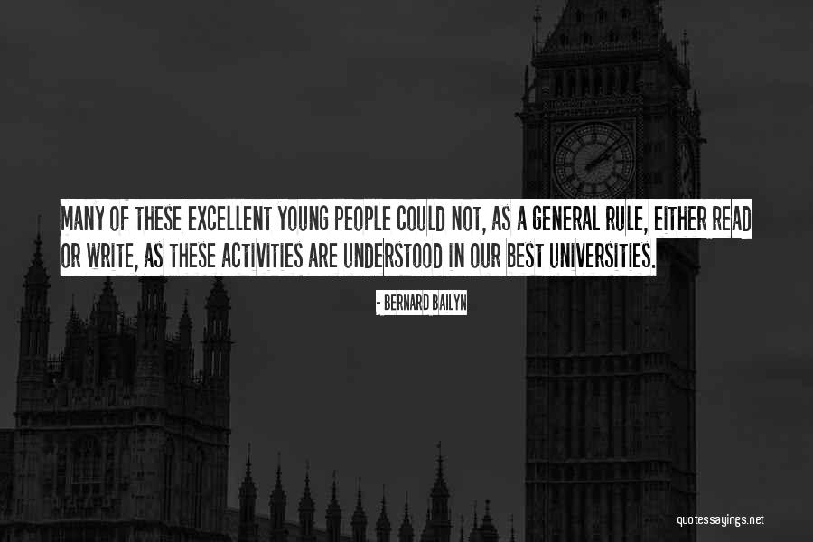 Best Universities Quotes By Bernard Bailyn