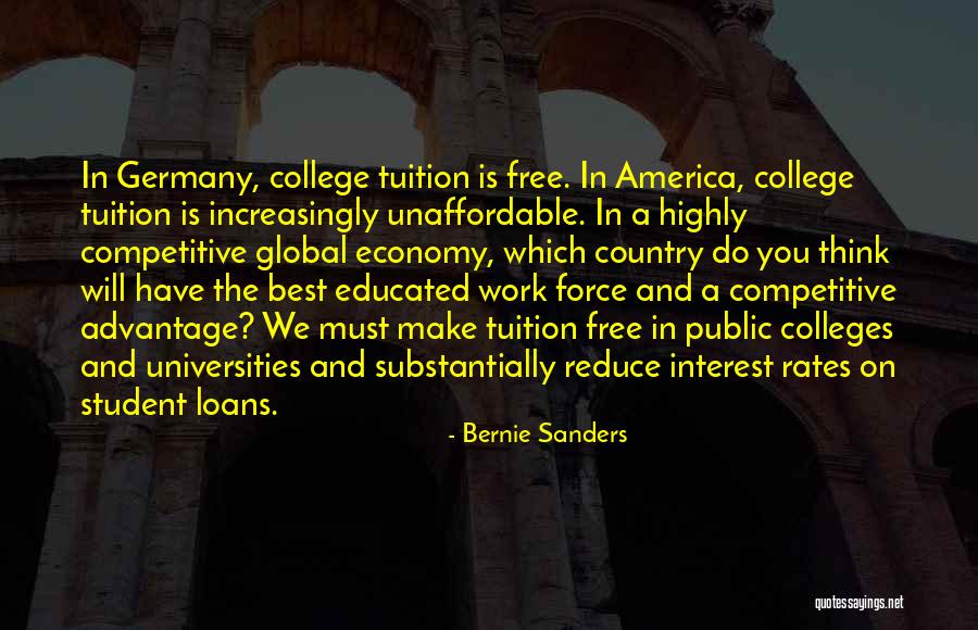 Best Universities Quotes By Bernie Sanders