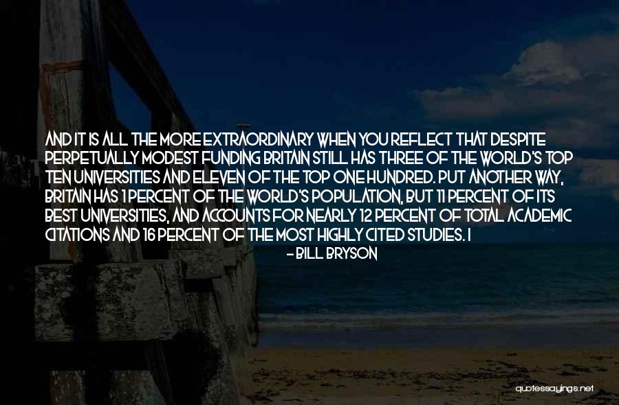 Best Universities Quotes By Bill Bryson