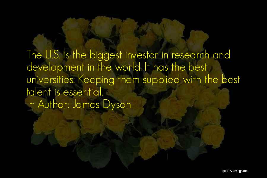 Best Universities Quotes By James Dyson