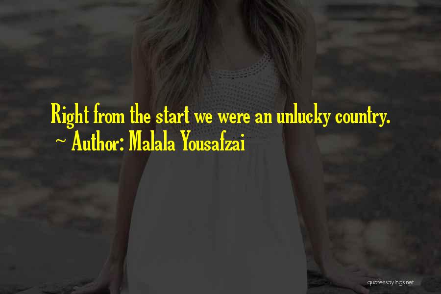 Best Unlucky Quotes By Malala Yousafzai