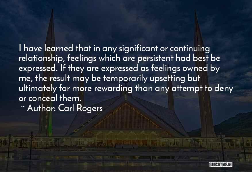 Best Upsetting Quotes By Carl Rogers