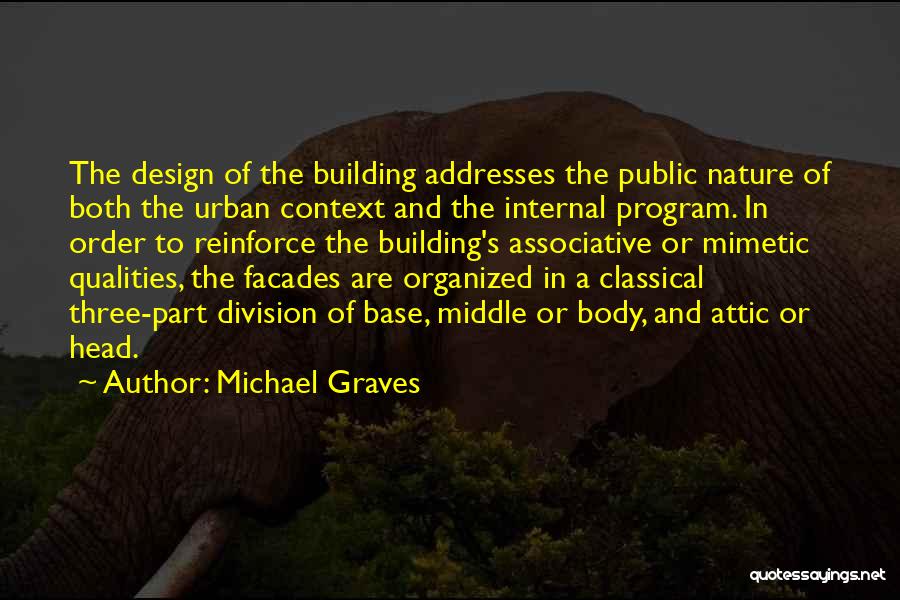 Best Urban Design Quotes By Michael Graves