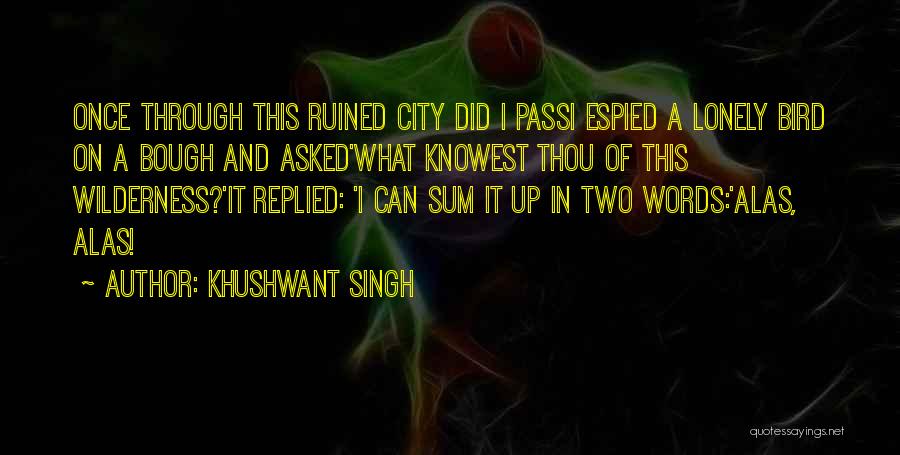 Best Urdu Quotes By Khushwant Singh