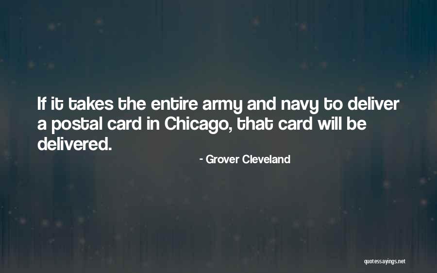 Best Us Navy Quotes By Grover Cleveland