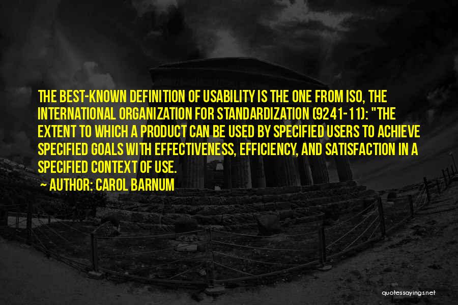 Best Users Quotes By Carol Barnum