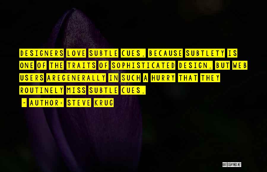 Best Users Quotes By Steve Krug