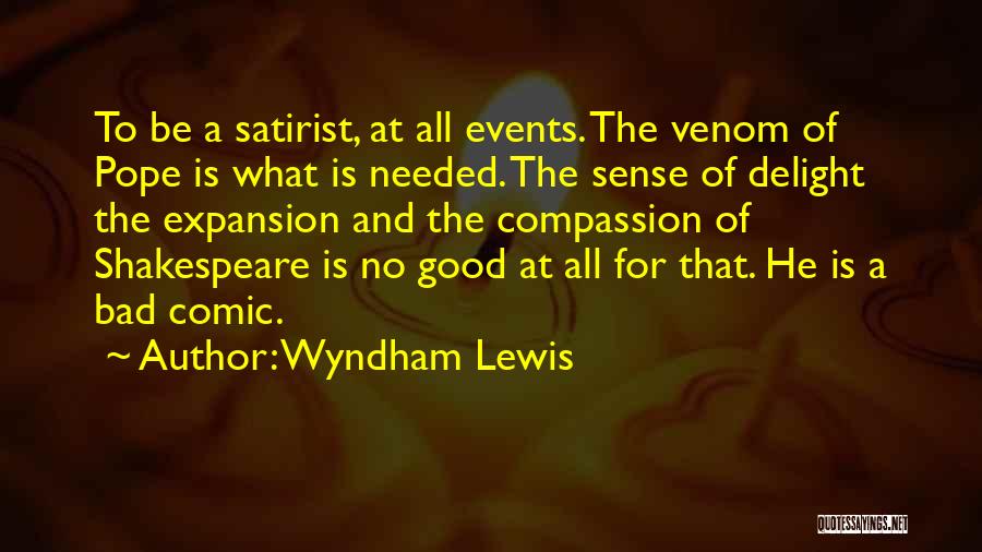 Best Venom Quotes By Wyndham Lewis