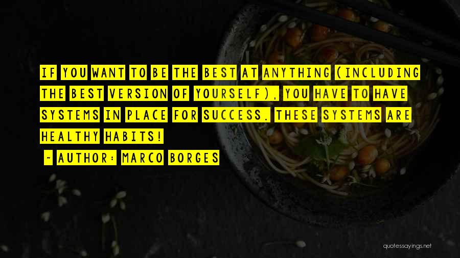 Best Version Of Yourself Quotes By Marco Borges