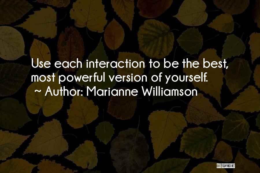 Best Version Of Yourself Quotes By Marianne Williamson