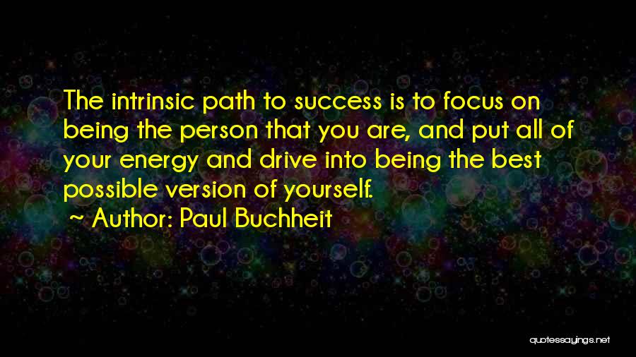 Best Version Of Yourself Quotes By Paul Buchheit