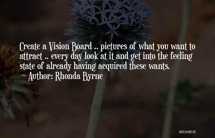 Best Vision Board Quotes By Rhonda Byrne