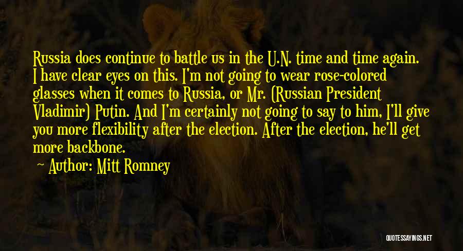 Best Vladimir Putin Quotes By Mitt Romney