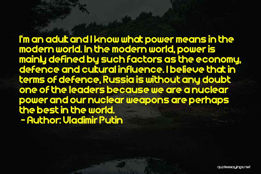 Best Vladimir Putin Quotes By Vladimir Putin