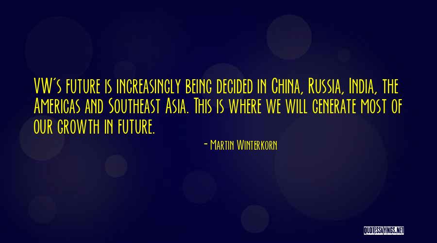 Best Vw Quotes By Martin Winterkorn