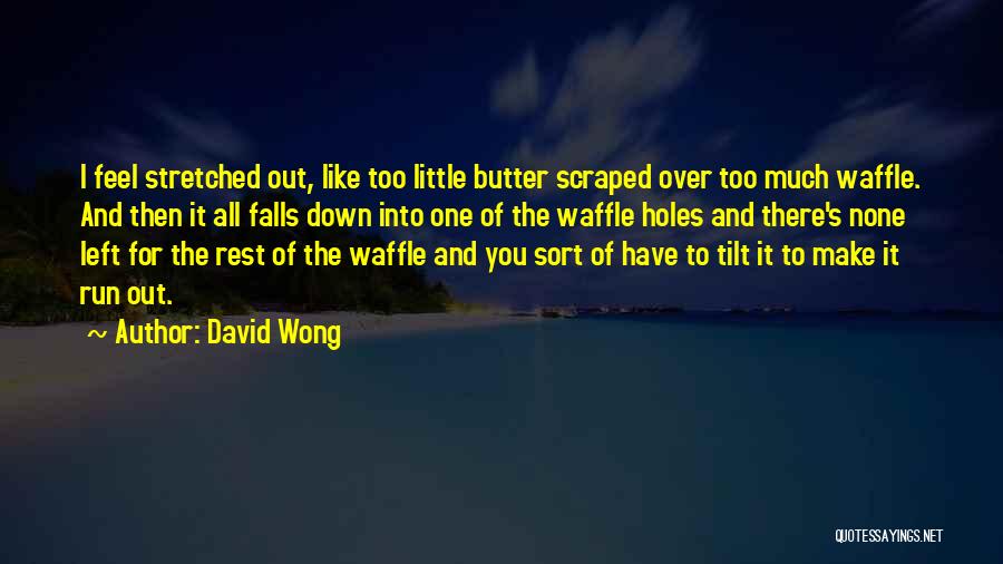 Best Waffle Quotes By David Wong