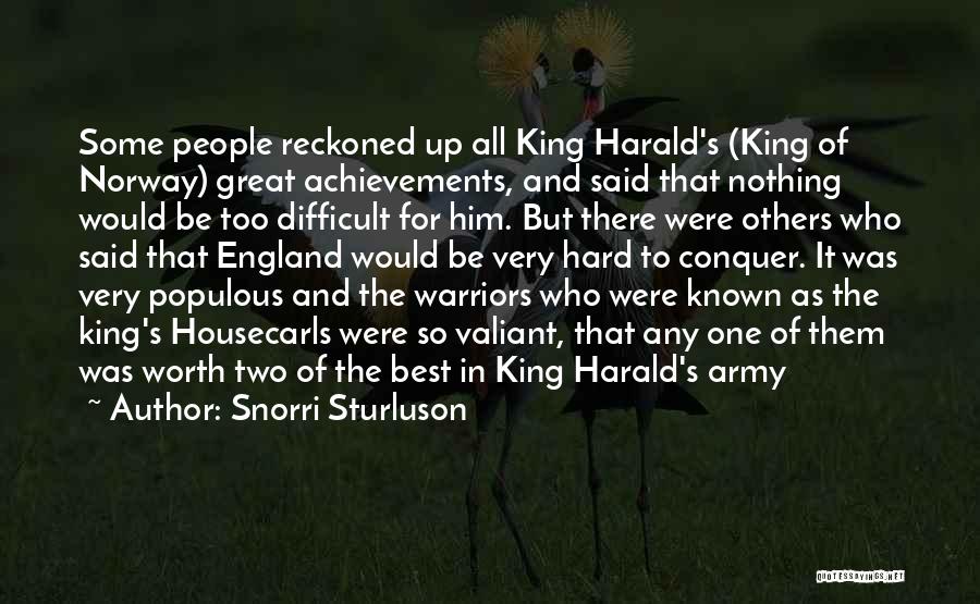 Best Warriors Quotes By Snorri Sturluson