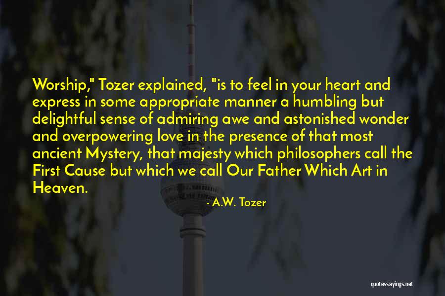 Best Way To Express Love Quotes By A.W. Tozer