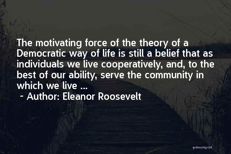 Best Way To Live Life Quotes By Eleanor Roosevelt
