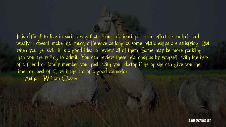 Best Way To Live Quotes By William Glasser