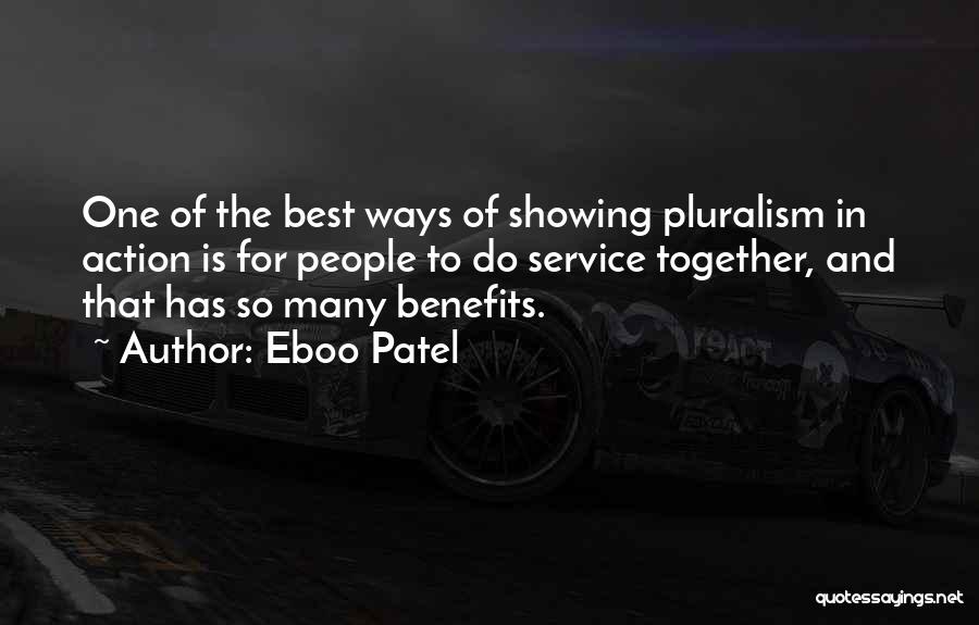 Best Ways Quotes By Eboo Patel