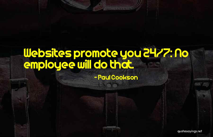 Best Web Marketing Quotes By Paul Cookson