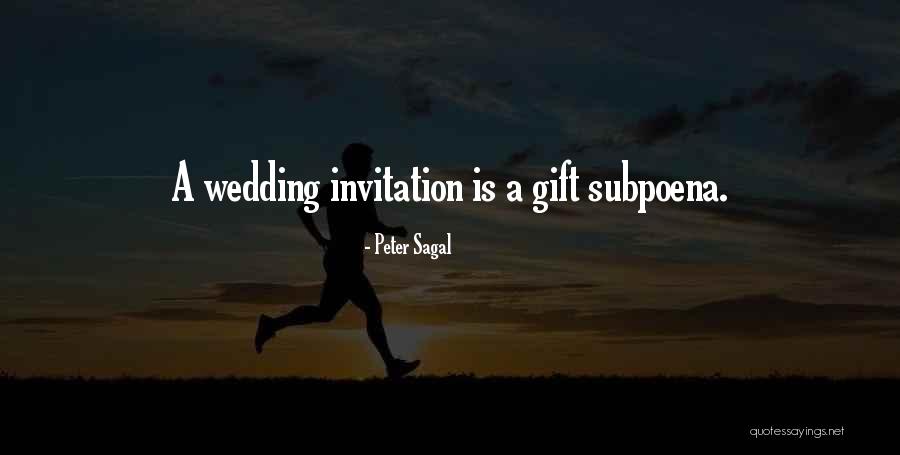 Best Wedding Gift Quotes By Peter Sagal