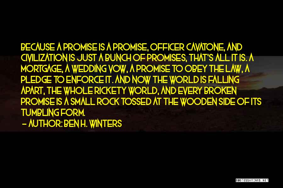 Best Wedding Vow Quotes By Ben H. Winters