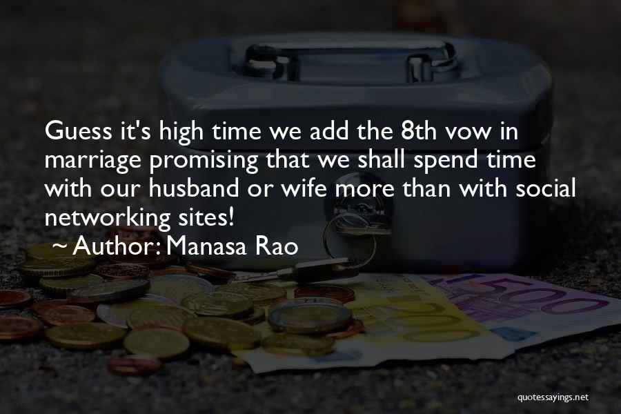 Best Wedding Vow Quotes By Manasa Rao