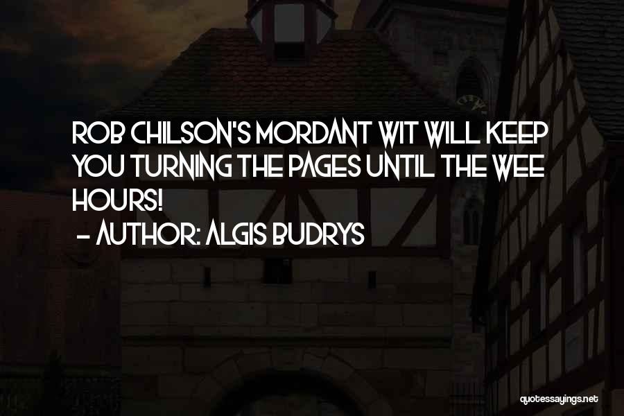 Best Wee-bey Quotes By Algis Budrys